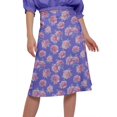 thumbnail image 4 of Moomaya Jupe Imprimée pour Femmes en Poly Spandex Tenue Décontractée Jupe d'Été pour Filles, 4 of 5
