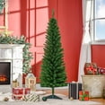 thumbnail image 2 of HOMCOM Arbre de Noël Crayon, Arbre de Noël Mince avec Branches Réalistes, 2 of 10