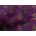 thumbnail image 4 of oneOone Tissu Popeline de Coton Feuilles & Floral Imprimé Bloc Tissu de Couture BTY 56 Pouces de Large, 4 of 4