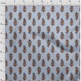 thumbnail image 3 of oneOone Cotton Poplin Fabric Leaves & Paisley Block Print Sewing Fabric BTY 42 Inch Wide, 3 of 4