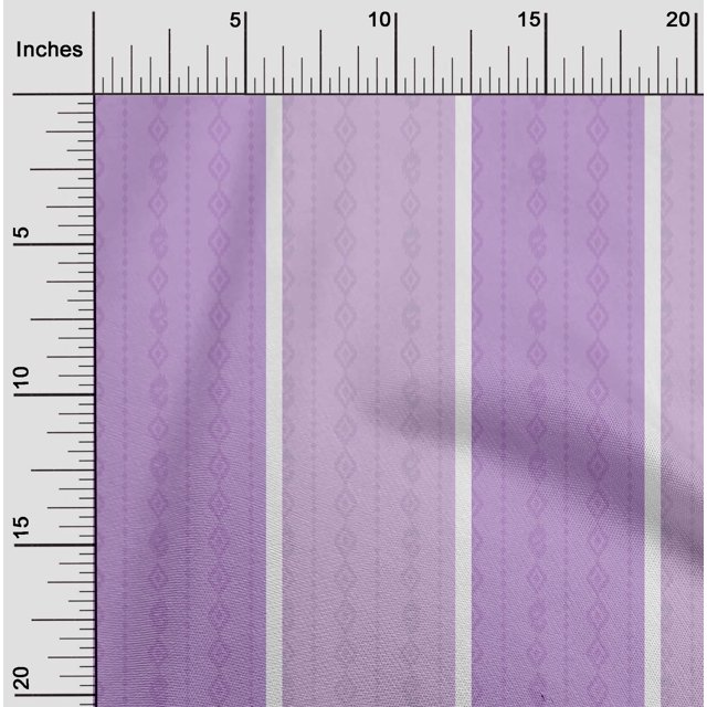 oneOone Cotton Poplin Fabric Wide Stripe Print Fabric BTY 42 Inch Wide