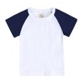 thumbnail image 3 of Plebaso Baby Girls Boys Two-Piece Sets Matching Color Round Neck Short-sleeved Blouse Shorts Infant Summer Clothes, 3 of 4
