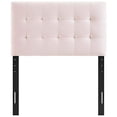 thumbnail image 4 of Modway Lily Biscuit Tufted Twin Performance Velvet Headboard, Pink, 4 of 5