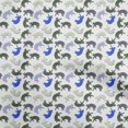thumbnail image 1 of oneOone Polyester Spandex Blue Fabric Animal Cat Sewing Craft Projects Fabric Prints By Yard 56 Inch Wide, 1 of 4