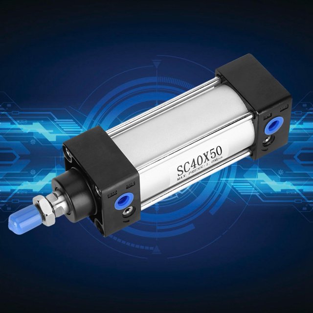 Small Size Long Service Life Air Cylinder, Performance Pneumatic Cylinder, SC40 Adjustable Buffer For Industry SC40x25,SC40x50,SC40x75,SC40x100,SC40x125,SC40x150,SC40x175,SC40x200