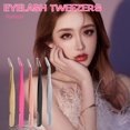 thumbnail image 2 of Individual Eyelash Tweezers For Women Professionals Tool Stainless newuk M8W8, 2 of 8
