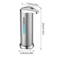 thumbnail image 2 of EIGTHTAIL Stainless Automatic Soap Dispenser Touchless  Touchless Automatic Soap Dispenser Battery Operated Electric Sensor Hand Free Soap Dispenser  for Kitchen and Bathroom  Liquid Hand, 2 of 7