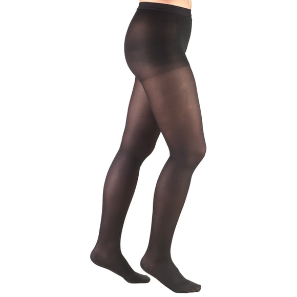 Truform Collants : 20 - 30 mmHg, Noir, Moyen