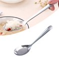 thumbnail image 2 of XIPYYKM 1Pc Soup Spoon Stainless Steel Dinner Spoon Chinese Soup Spoon Mirror Polished Asian Soup Spoon for Bouillon Dessert Cereal Thai Miso Ramen, 2 of 4