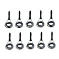 thumbnail image 2 of koolsoo 10pcs Stainless Steel Fishing Rod Guides Fishing Rod Tip Repair Tools 3.8mm, 2 of 7