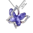 thumbnail image 2 of Jusqu'à 65 % de Rabais sur les Colliers SMihono pour Femmes Collier Papillon en Cristal Multicolore Pendentif de Mode, 2 of 2