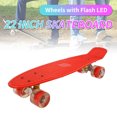 thumbnail image 3 of Mini Cruiser Poisson Planche à Roulettes à DEL à Haute Résilience pour Ados, 3 of 8
