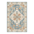 thumbnail image 1 of Area Rug, Boho Chic Floral Medallion Trellis Distressed Non-Shedding Stain Resistant Living Room Bedroom Accent Rug, 2 x 3 Feet, 1 of 1