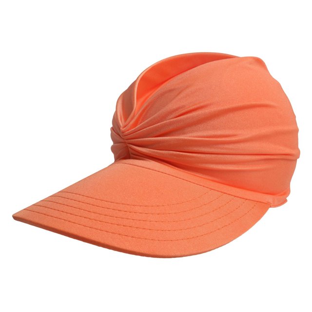 TOPTIE Womens Sun Visor Hat, Wide Brim Quick-Dry Cap for Sports Golf