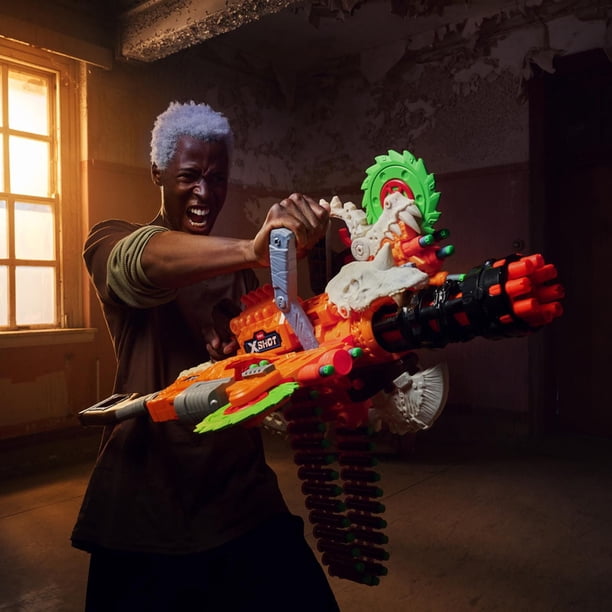 XSHOT Insanity HorrorFire Reaper X by Zuru with 8 Darts, Air