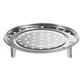 thumbnail image 1 of CAROOTU Steamer Shelf Rack Stainless Steel Stand Pot Steaming Tray Cookware Kitchen Accessories, 1 of 7