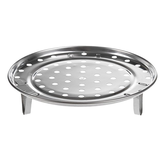 CAROOTU Steamer Shelf Rack Stainless Steel Stand Pot Steaming Tray Cookware Kitchen Accessories