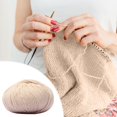 thumbnail image 1 of EGNMCR Wool Hand-woven Medium Coarse Scarf Hat Overcoat Wool Merinoss Wool Wool Cashmeres Yarn wools group, 1 of 4