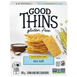 Good Thins, Sea Salt, Gluten Free Corn Crackers