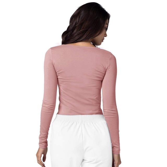Adar sous-Couches pour Femmes - T-Shirt de sous-Couche à Manches Longues Confortable