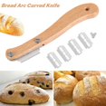 thumbnail image 1 of Bread Lame Slashing Tool with Wood Handle Replaceable Blades Kitchen Bakery Tool for Bread Bakers/Kitchen Baking, 1 of 8