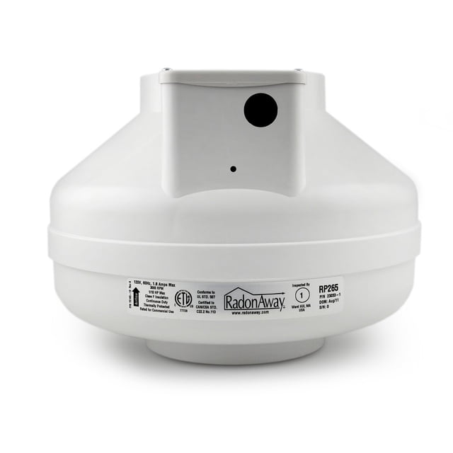 Radonaway 23033-1 Rp265 Radon Mitigation Fan, 6""