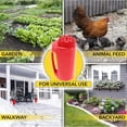 thumbnail image 4 of Handheld Fertilizer Spreader, Hand Held Grass Seed Spreader Crop Spreading Salt Sowing Pot ABS Material Portable Handheld Fertilizer Spreader, 4 of 8