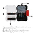 thumbnail image 2 of Hyper Tough 45-Piece Impact Rated Bit Set,S2 Steel Bits, 2 of 7