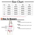 thumbnail image 3 of EGNMCR Bikini Set Women's Solid Color Bikini Ladies Three Point Swimsuit Set Swimsuit, 3 of 7