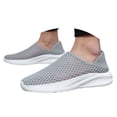 thumbnail image 1 of Fgnfyis Men's Breathable Knit Sneakers Comfortable on Casual Shoes for Walking Running Yoga Gym Beach Summer Spring Men Sneakers Grey, 1 of 9