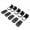 black, variant on Qiilu 5Pcs Cabinet Drawer Door Locks Kids Children Protect Safety Home Accident Proof Lock, Baby Cabinet Lock, Baby Drawer Lock