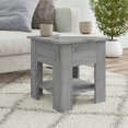thumbnail image 1 of vidaXL Coffee Table Grey Sonoma 40x40x42 cm Engineered wood, 1 of 4