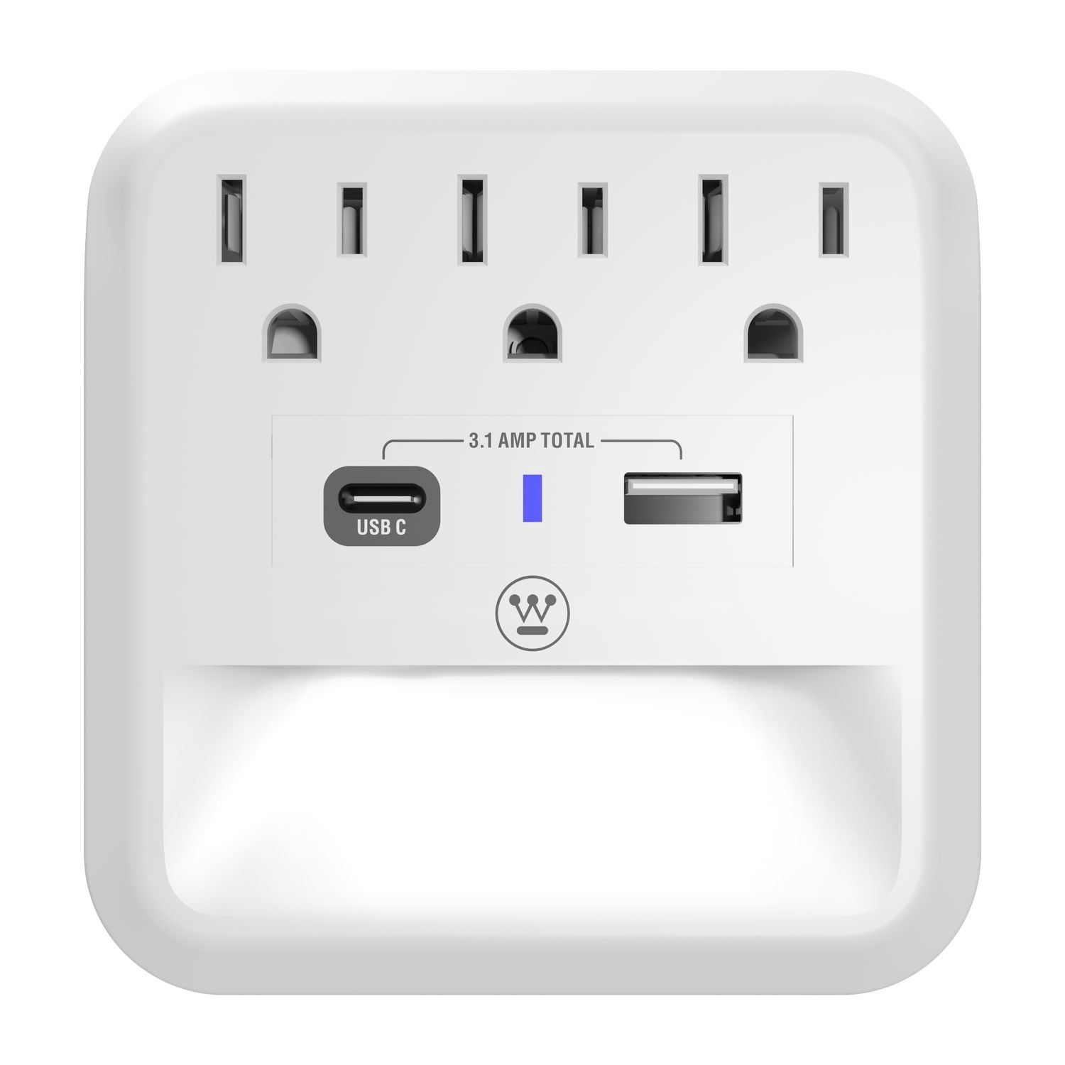 Westinghouse 900J 3- Outlet USB Surge Tap