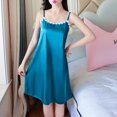 thumbnail image 2 of Dealovy Nuisettes pour Femmes à Bretelles Spaghetti Sans Manches Robe de Nuit Douce et Confortable Tenue de Nuit Courte Robe de Nuit Débardeur, 2 of 6