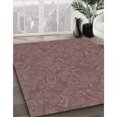 thumbnail image 3 of Ahgly Company Tapis d'Intérieur Lavable en Machine Carré Rose Transitionnel, 6 Pieds Carré, 3 of 7