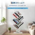 thumbnail image 3 of EDTara Modern Tree-Shaped Wooden Bookshelf, 5 Tiers for Books and Decor, Space-Saving Storage Solution, 3 of 8