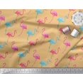 thumbnail image 2 of Soimoi Rayon Fabric Flamingo Bird Decor Fabric Printed Yard 42 Inch Wide, 2 of 3