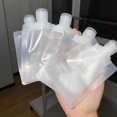 thumbnail image 2 of 12 Pieces Packaging Bags Refillable Reusable Leakproof Small Empty Packaging Bags Stand-up Pouch 30/50/100ml Sub-packaging Bag Hand Cosmetic Type2, 2 of 9