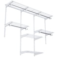 thumbnail image 1 of Patiojoy Wall Mounted Custom Closet Adjustable Hanging Storage Organizer Rack, 1 of 5