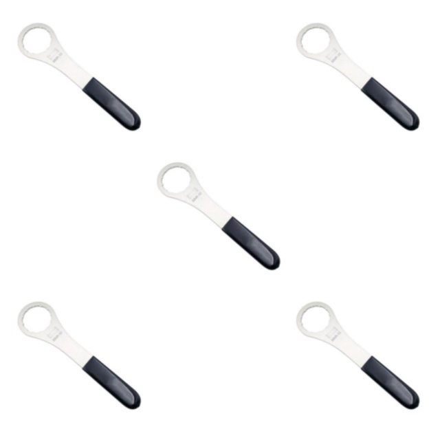 Redempat Outil de Vélo Pratique Outil de Réparation de Clé de Pédalier Outil de Clé d'Essieu Polyvalent 49mm 240x60x4mm 5Set