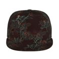 thumbnail image 4 of Adult Unisex Fashion Adjustable Baseball Cap, Vintage Floral Pattern Hip Hop Flat Brimmed Hat for All Seasons, 4 of 6