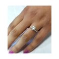 thumbnail image 3 of Bague de Fiançailles Solitaire Ronde en Diamant 1/2 Ct en Or Blanc 14 K, 3 of 3