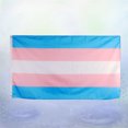 thumbnail image 3 of 1 Pce Drapeau Arc-en-Ciel en Polyester pour Transgenre Mode Grand Durable Drapeau de Fierté Bannière Extérieure, 3 of 8