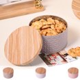 thumbnail image 1 of mtvxesu Round Large Iron Storage Box for Baking Snacks, Pastries, Cakes, Cookies, Candy, Picnics and Gift Giving, 1 Count, 1 of 6