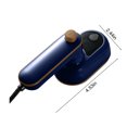 thumbnail image 3 of Handheld Steam Iron with 180° Rotatable Handle, 50 mL Water Tank, Titanium Soleplate, 38 W, 110 V, for Home and Travel Use, 3 of 8