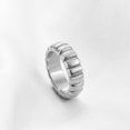 thumbnail image 4 of LYMAYTER Bague de Fête pour Doigt - Grain Surélevé, Géométrique, Électroplaquée, Style Punk, 4 of 7