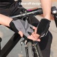 thumbnail image 2 of Pisexur Night Riding Reflective Half-Finger Gloves Breathable Shock-Absorbing Gloves on Clearance, 2 of 9