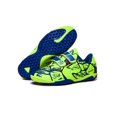 thumbnail image 1 of Innerwin Chaussures de Soccer pour Enfants à Bout Rond Crampons de Soccer Confort Légers Espadrilles Basses Terrain Ferme Vert Fluorescent (Crampons TF) 1Y, 1 of 4