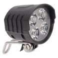 thumbnail image 1 of LED Headlight, 12W 4 Light Beads Electric Bike Front Light With Horn For 36V For 52V, 1 of 8