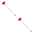 thumbnail image 1 of maskred Bâton de Voyage Pliant pour Club de Golf à Bras Rigide, Sac de Perche, Barre de Perche, Support Style A, Ensemble de 2, 1 of 6